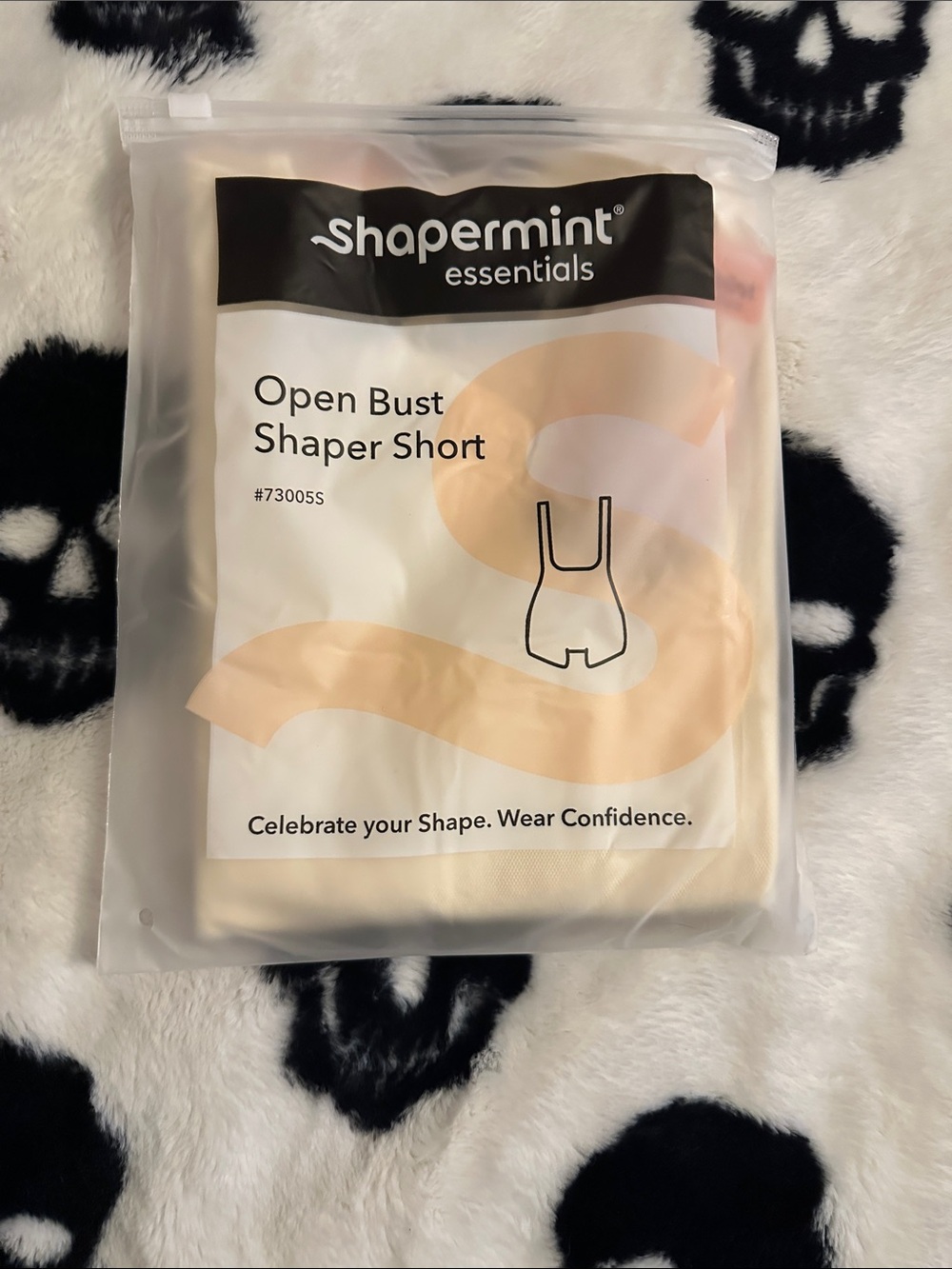 Shapermint Beige Open Bust Shaper Short